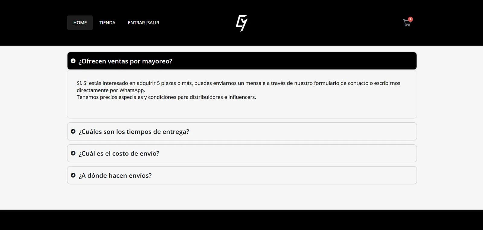 Captura de pantalla del sitio de EMGY Online