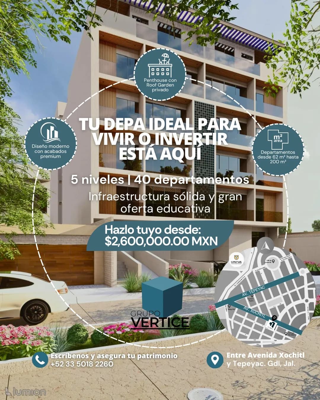 Publicaciones de las inmobiliarias para redes sociales