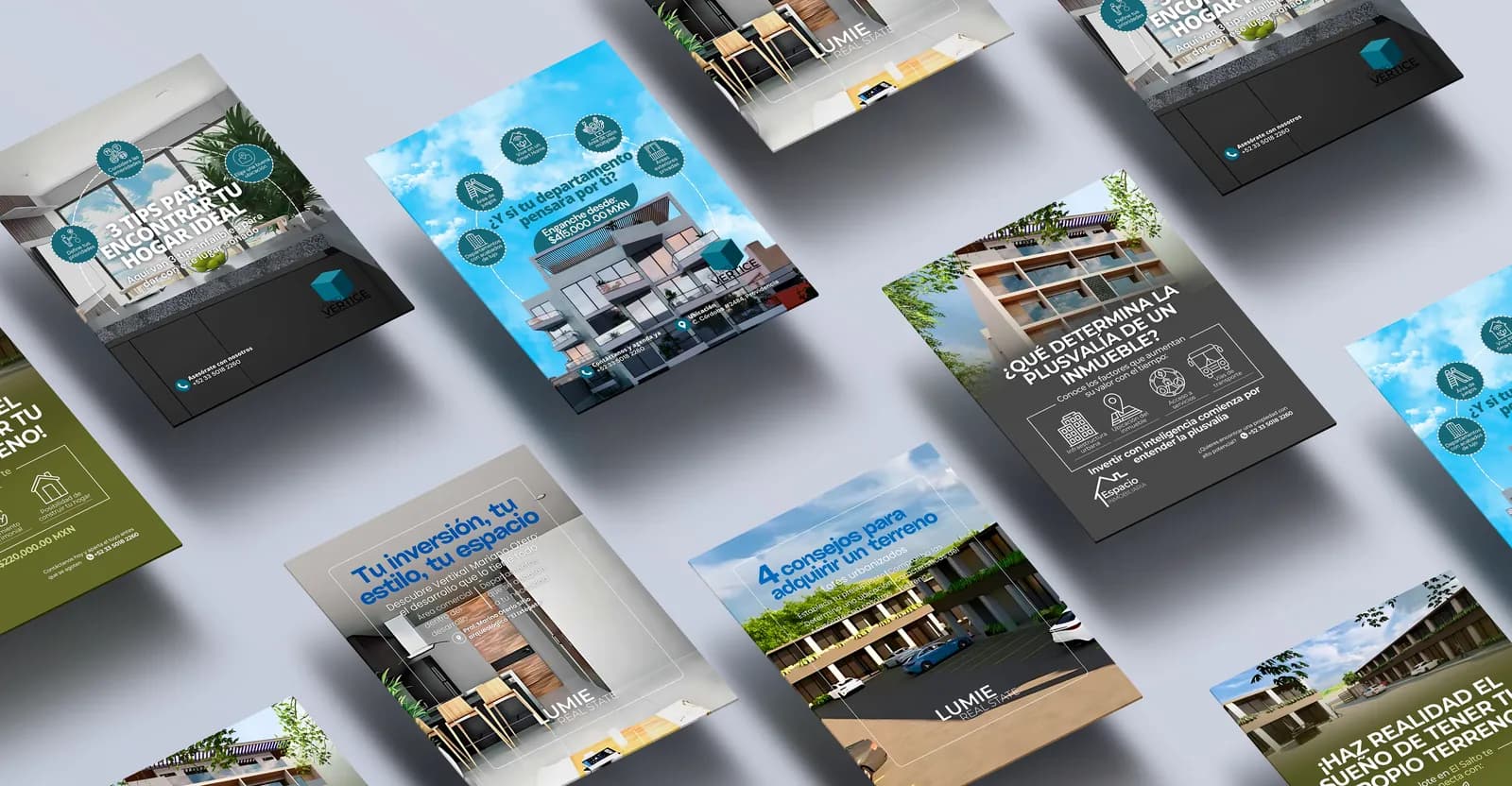 Publicaciones de las inmobiliarias para redes sociales