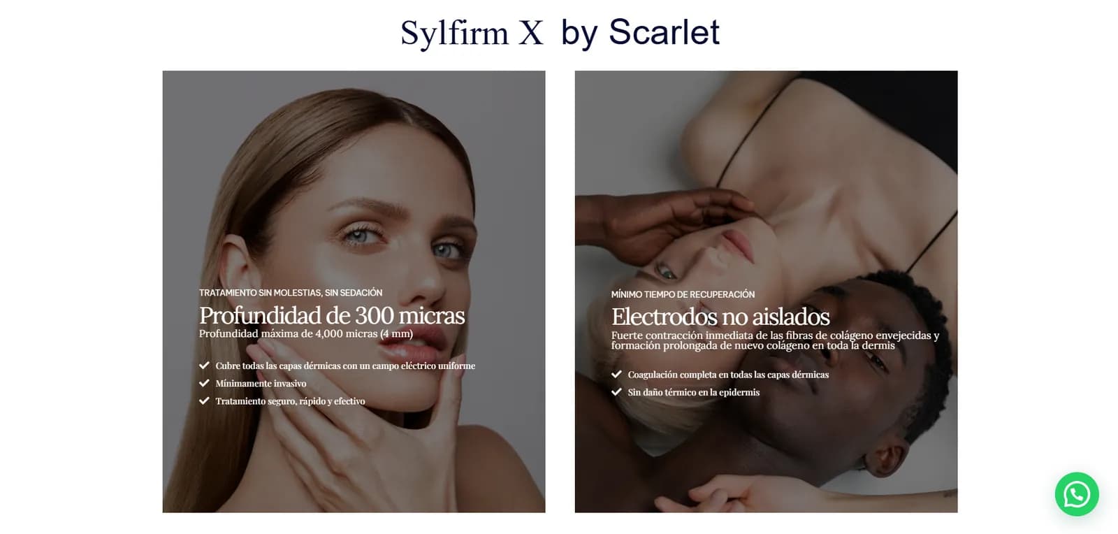 Captura de pantalla del sitio de Sylfirm X